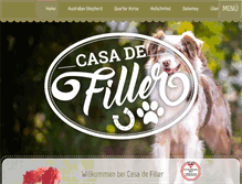 Tablet Screenshot of casa-de-filler.at